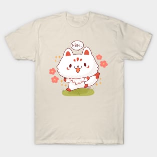 Hello Cute Kitsune T-Shirt